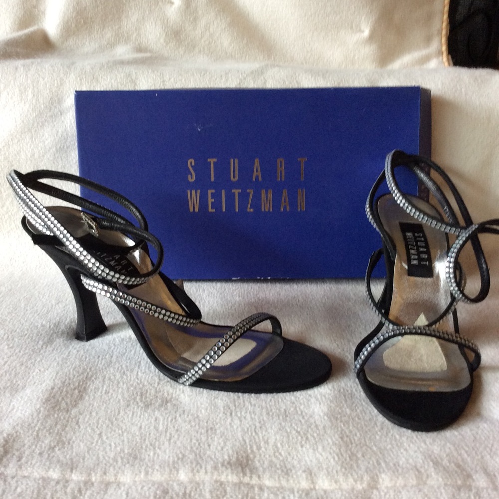 Stuart Weitzman Charmer Black Peau